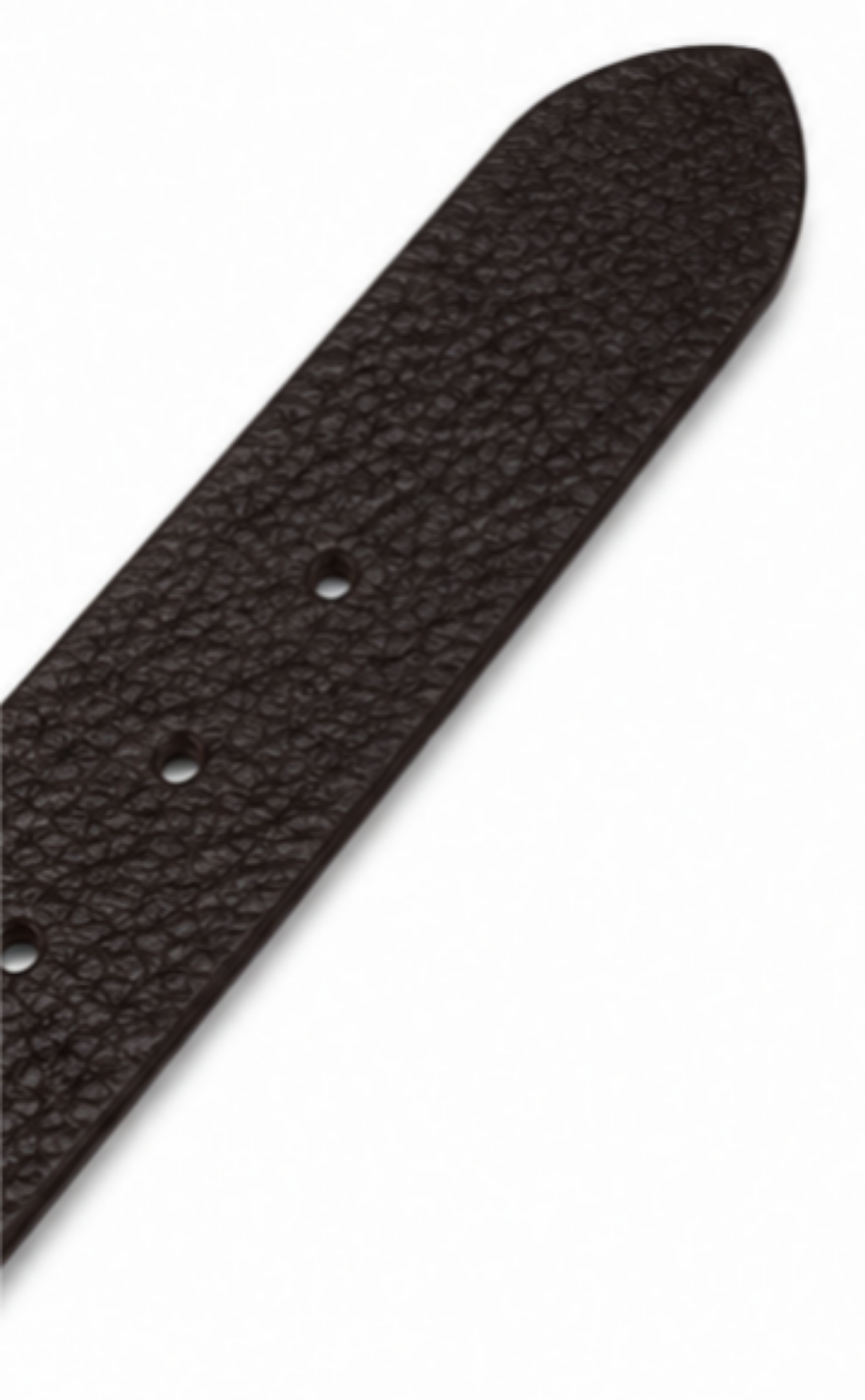 Premium Textured Brown Leather-Look Belt for Men – Classic Pin Buckle Formal & Casual Belt