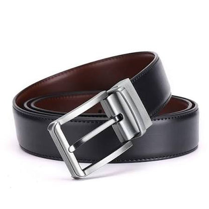 Bull Strom Classic Black Genuine Leather Belt