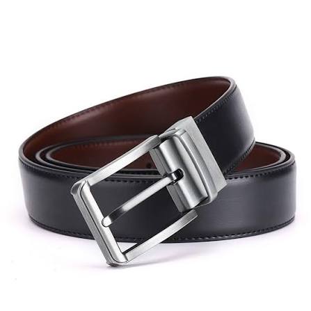 Bull Strom Classic Black Genuine Leather Belt