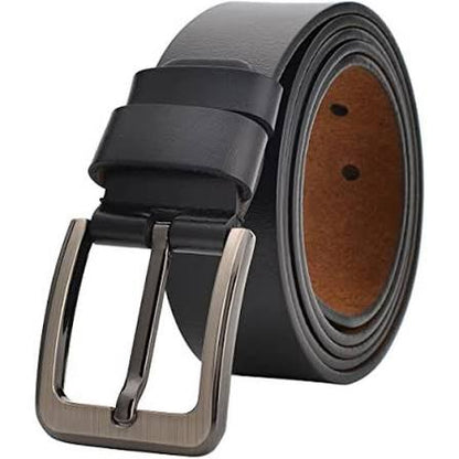 Bull Strom Classic Black Genuine Leather Belt