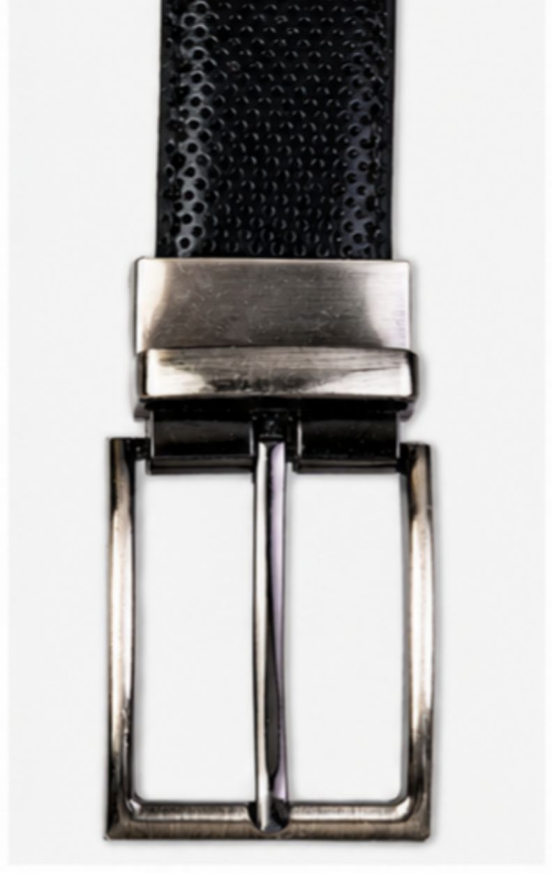 Executive Reversible Needle Textured  Belt – Black & Brown | Premium Formal Dress