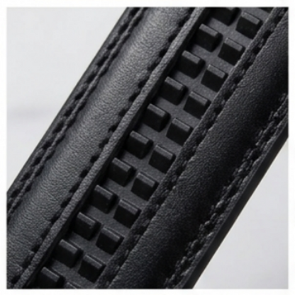 Premium Auto lock| Automatic Ratchet Belt for Men – Adjustable Auto Lock Dress Belt (Black)