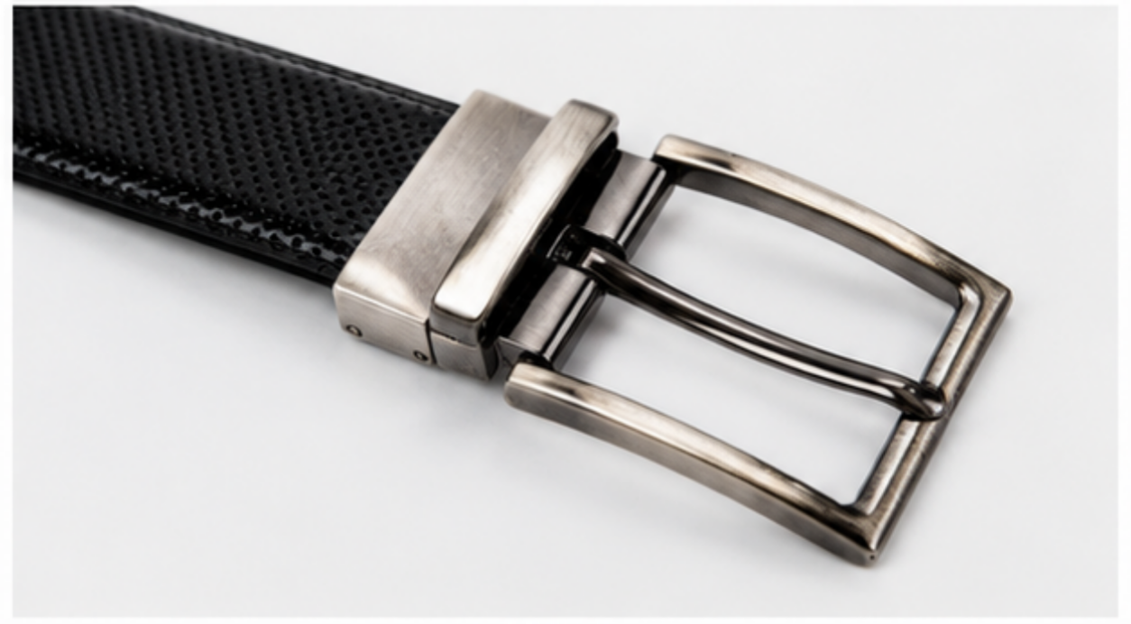 Executive Reversible Needle Textured  Belt – Black & Brown | Premium Formal Dress